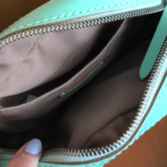Mint Green J Crew Crossbody - Picture 3 of 4